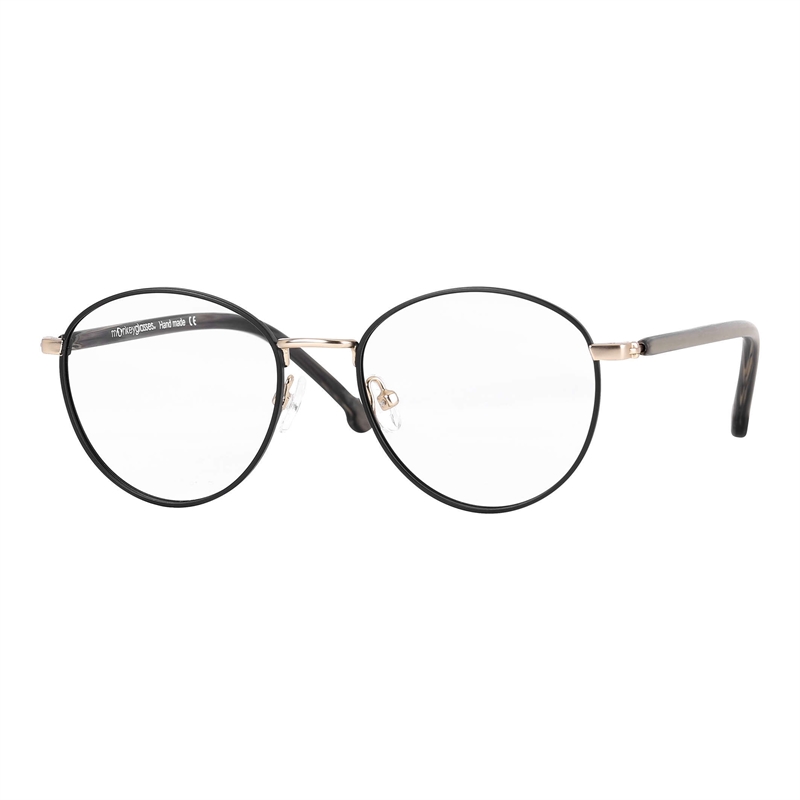 Monkeyglasses LACY Brillestel (Form: Rund - Farve: Sort)