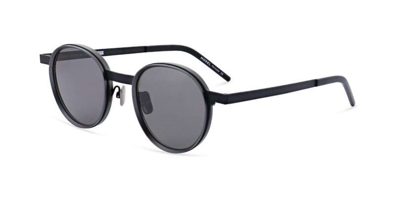 MOREL 90035C Solbrille (Form: Panto - Farve: Sort)