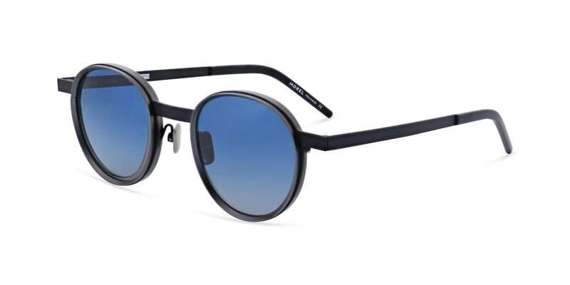 MOREL 90035C Solbrille (Form: Panto - Farve: Sort)