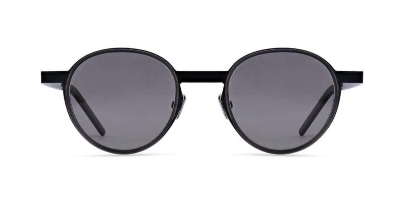 MOREL 90035C Solbrille (Form: Panto - Farve: Sort)