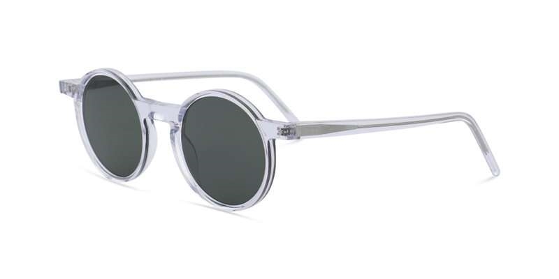 MOREL 90011C Solbrille (Form: Rund - Farve: Transparent)