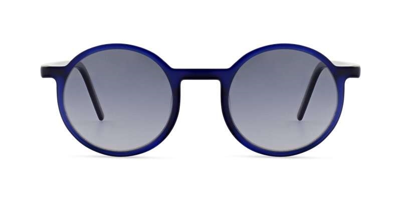 MOREL 90063C Solbrille (Form: Rund - Farve: Blå)