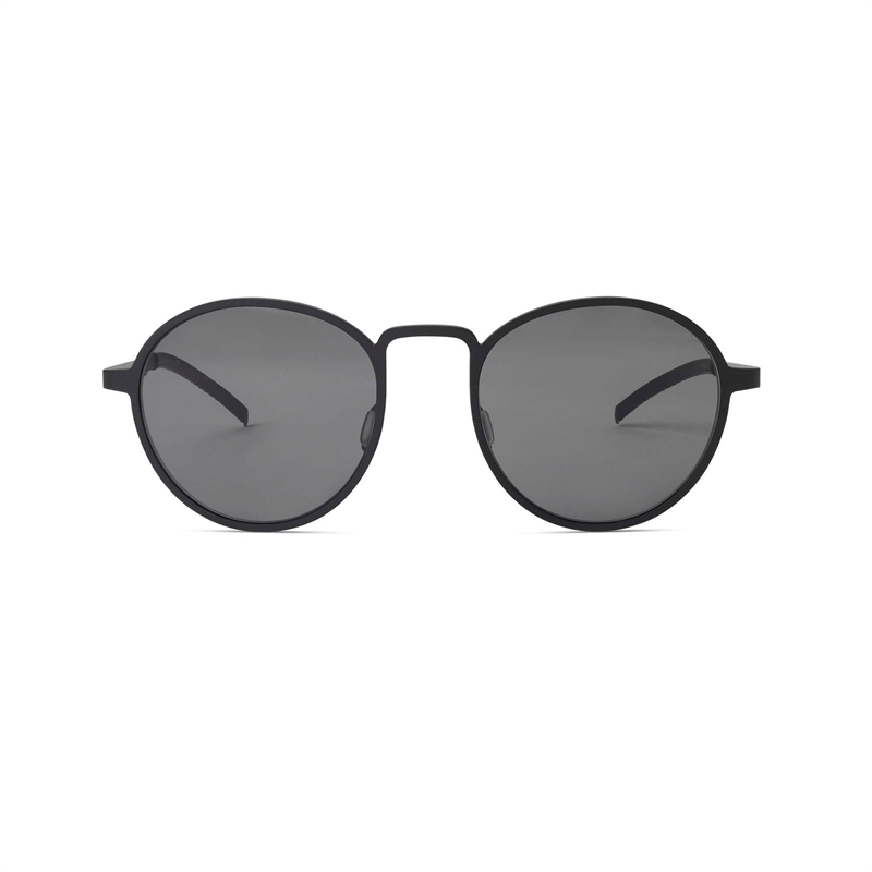 ØRGREEN DAZZLE Solbrille (Form: Rund - Farve: Sort)