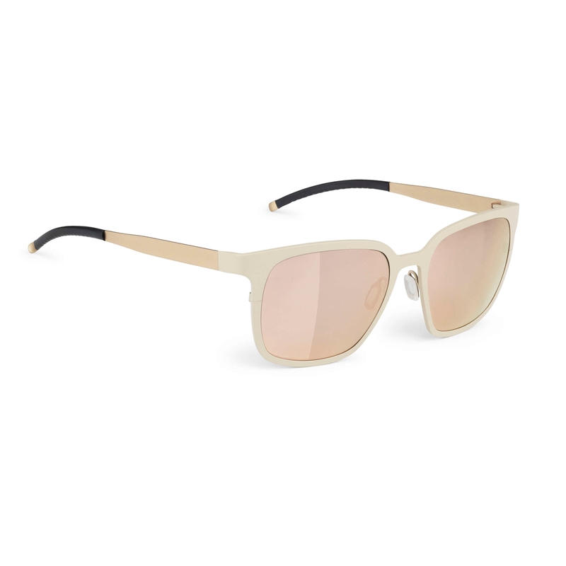 ØRGREEN BLUE LINES Solbrille (Form: Firkantet - Farve: Hvid)