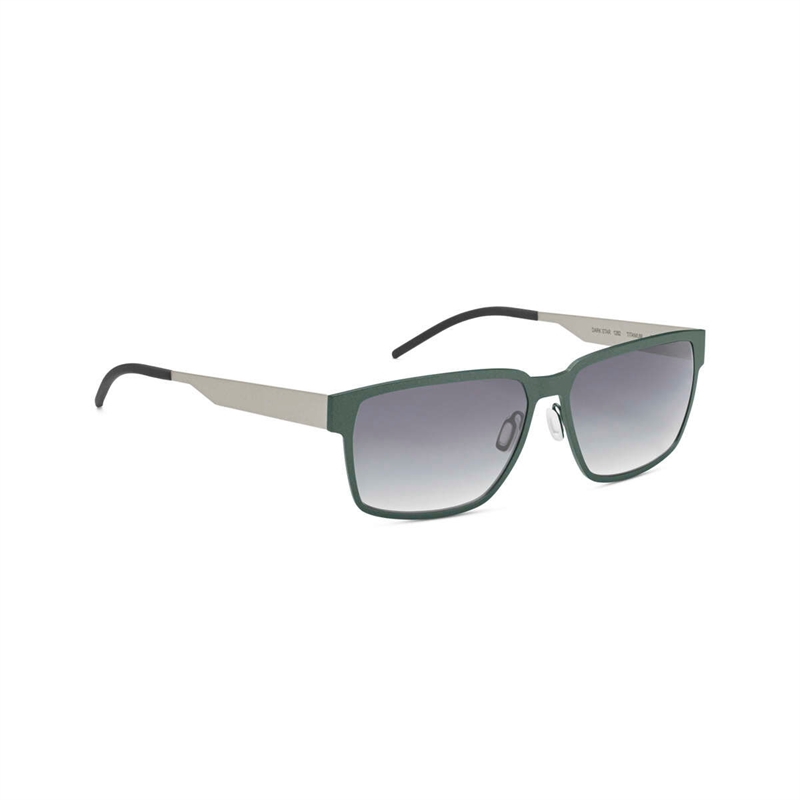 ØRGREEN DARK STAR Solbrille (Form: Firkantet - Farve: Grøn)