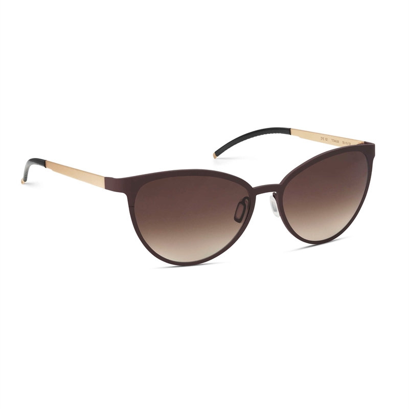 ØRGREEN DYE Solbrille (Form: Cat Eye - Farve: Brun)