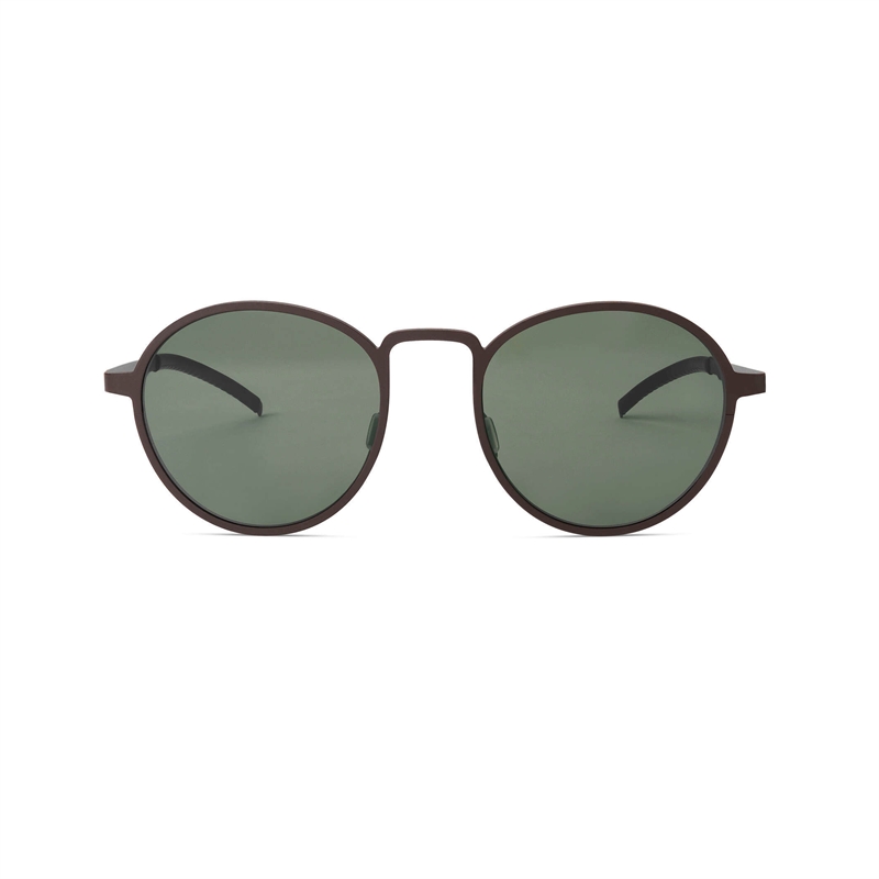 ØRGREEN DAZZLE Solbrille (Form: Rund - Farve: Brun)