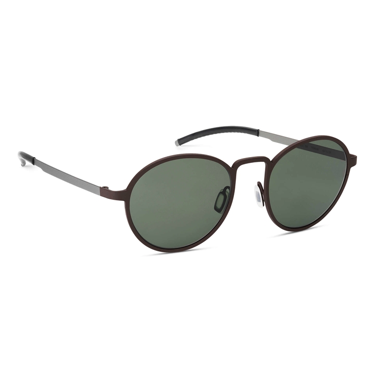 ØRGREEN DAZZLE Solbrille (Form: Rund - Farve: Brun)