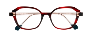 FaceAFace BLINK 2 Brillestel (Form: Firkantet - Farve: Rød)