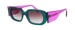 FaceAFace HYPNO 2 Solbrille (Form: Oval - Farve: Blå)