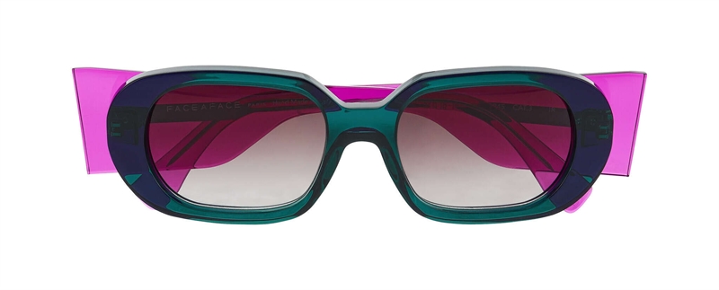 FaceAFace HYPNO 2 Solbrille (Form: Oval - Farve: Blå)
