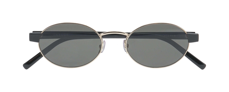 Inface HEY Solbrille (Form: Oval - Farve: Sort)