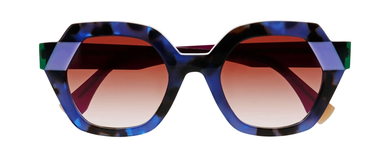 FaceAFace ZAIKU 2 Solbrille (Form: Firkantet - Farve: Blå)