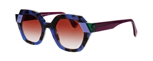 FaceAFace ZAIKU 2 Solbrille (Form: Firkantet - Farve: Blå)