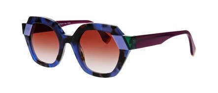FaceAFace ZAIKU 2 Solbrille (Form: Firkantet - Farve: Blå)