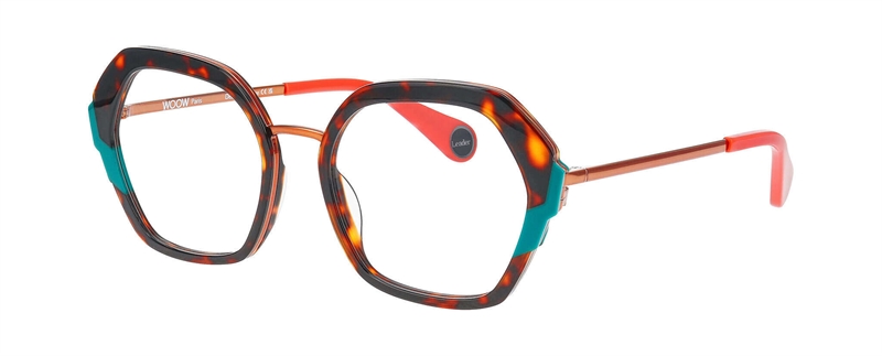 WooW CHEER LEADER 1 Brillestel (Form: Firkantet - Farve: Brun)