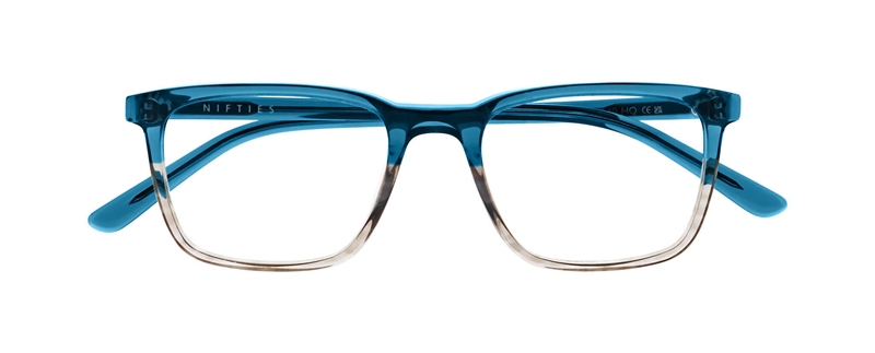 Nifties NI9530 Brillestel (Form: Firkantet - Farve: Blå)