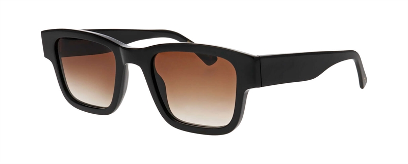 Kilsgaard ACETATE 18 SUN Solbrille (Form: Firkantet - Farve: Sort)