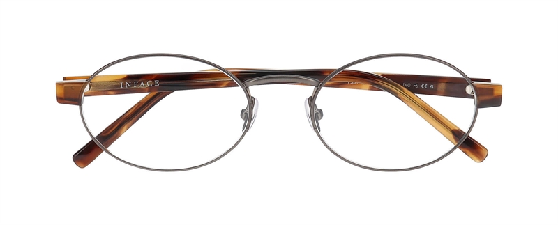 Inface PSST Brillestel (Form: Oval - Farve: Brun)