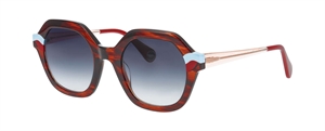WooW SUPER FLAME 2 Solbrille (Form: Firkantet - Farve: Brun)