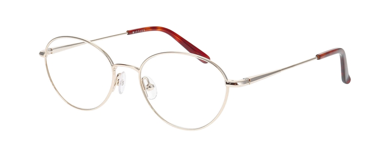 Nifties NI8561 Brillestel (Form: Oval - Farve: Guld)
