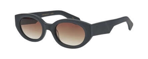 ProDesign STEAM Solbrille (Form: Oval - Farve: Sort)