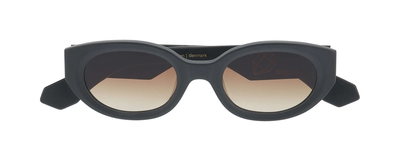 ProDesign STEAM Solbrille (Form: Oval - Farve: Sort)