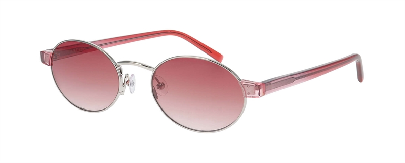 Inface HEY Solbrille (Form: Oval - Farve: Rød)