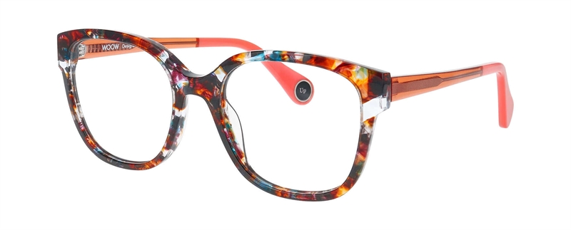 WooW STEP UP 2 Brillestel (Form: Firkantet - Farve: Blå)