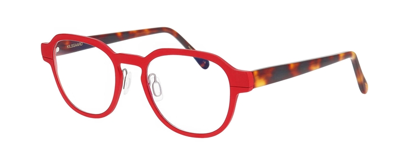 Kilsgaard ALUMINUM 20 Brillestel (Form: Firkantet - Farve: Rød)