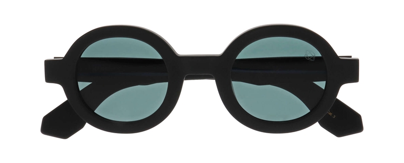 ProDesign KUNZITE Solbrille (Form: Rund - Farve: Sort)