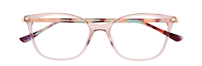 ProDesign 3616 Brillestel (Form: Firkantet - Farve: Pink)