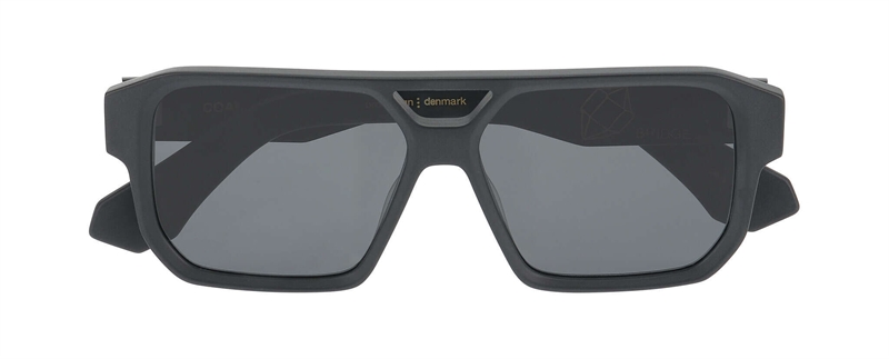 ProDesign COAL Solbrille (Form: Firkantet - Farve: Sort)