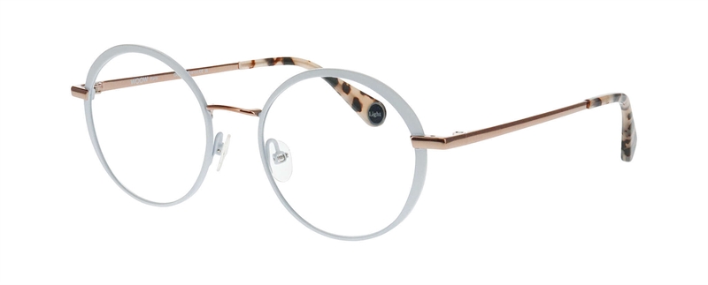 WooW STAR LIGHT 1 Brillestel (Form: Rund - Farve: Hvid)