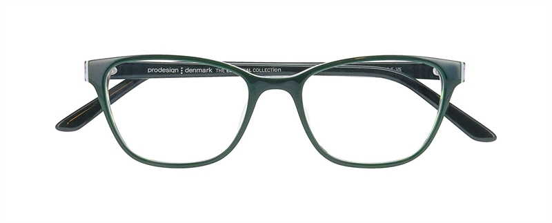 ProDesign 3660 Brillestel (Form: Firkantet - Farve: Grøn)