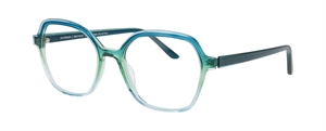 ProDesign CLEAR 4 Brillestel (Form: Firkantet - Farve: Grøn)