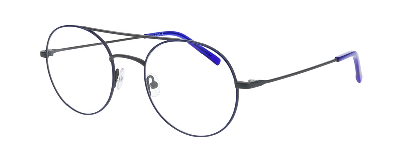 Inface LEMUR Brillestel (Form: Rund - Farve: Blå)