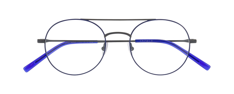 Inface LEMUR Brillestel (Form: Rund - Farve: Blå)