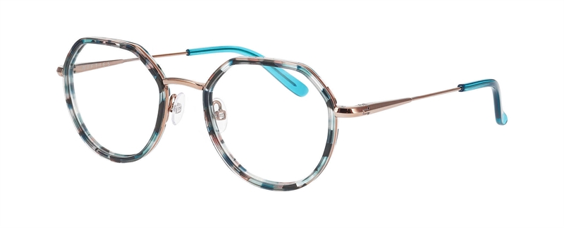 Nifties NI8550 Brillestel (Form: Firkantet - Farve: Blå)