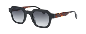WooW SUPER GAMER 1 Solbrille (Form: Firkantet - Farve: Sort)