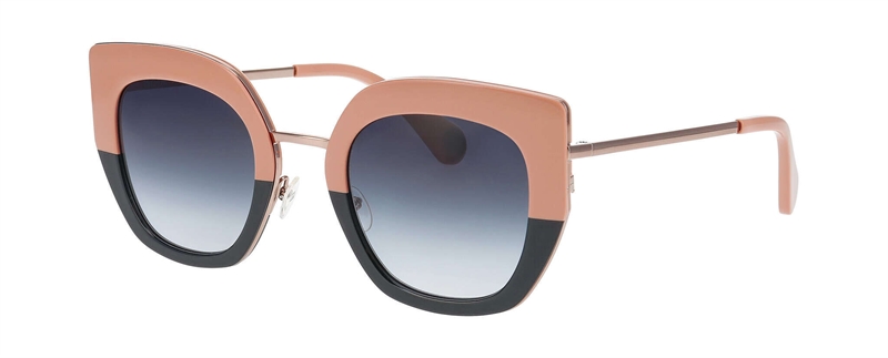 WooW SUPER DOWN Solbrille (Form: Firkantet - Farve: Pink)