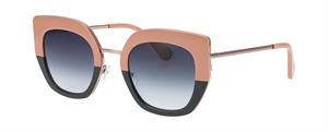 WooW SUPER DOWN Solbrille (Form: Firkantet - Farve: Pink)