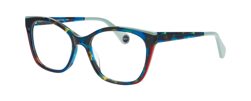 WooW PLAY AGAIN 3 Brillestel (Form: Firkantet - Farve: Blå)