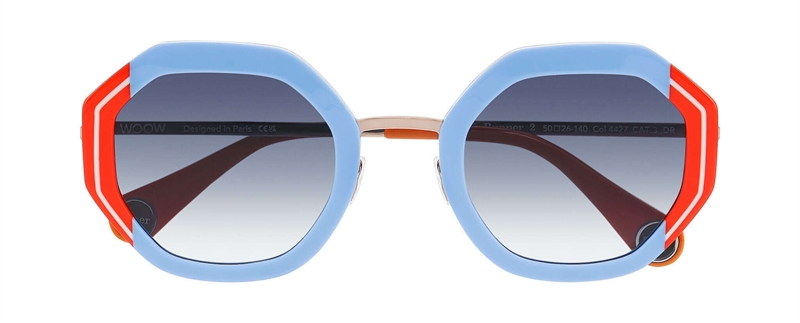 WooW SUPER RUNNER 2 Solbrille (Form: Firkantet - Farve: Blå)