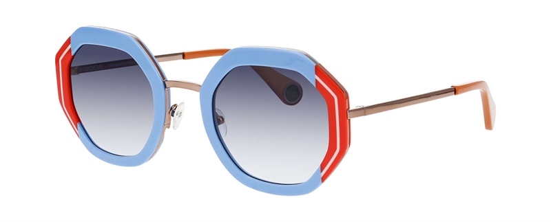 WooW SUPER RUNNER 2 Solbrille (Form: Firkantet - Farve: Blå)