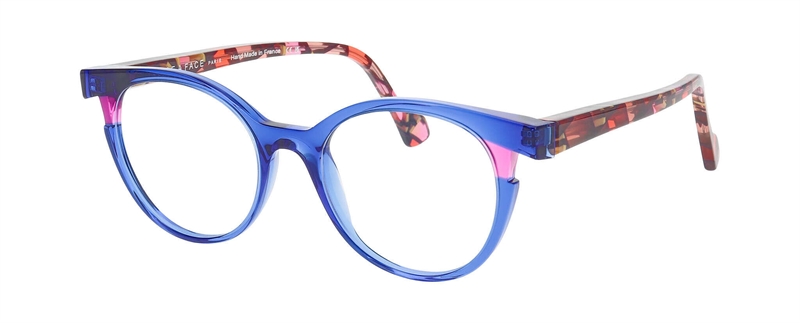 FaceAFace BAHIA 3 Brillestel (Form: Rund - Farve: Blå)