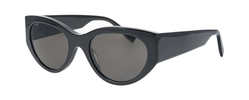 Inface FIERCE Solbrille (Form: Cat Eye - Farve: Sort)