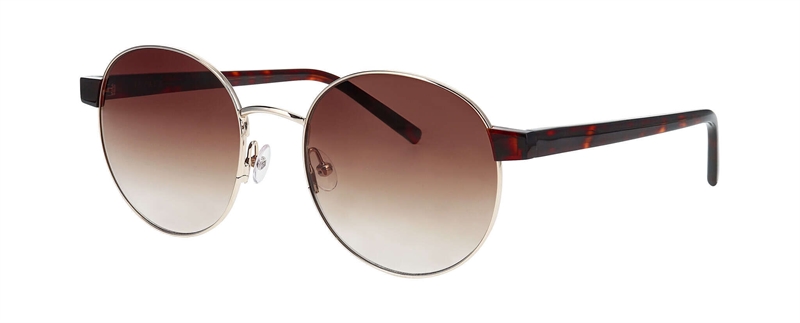 Inface OOPS Solbrille (Form: Rund - Farve: Brun)
