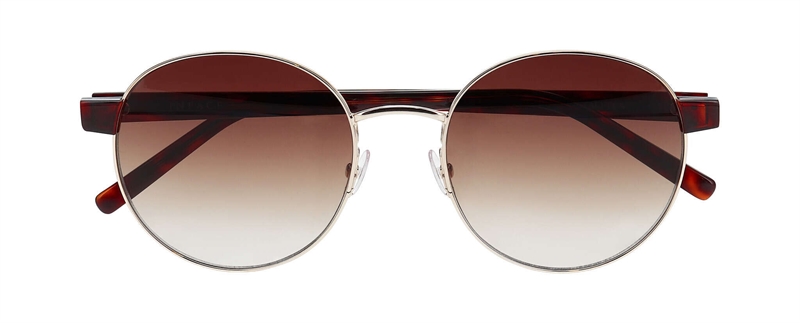Inface OOPS Solbrille (Form: Rund - Farve: Brun)