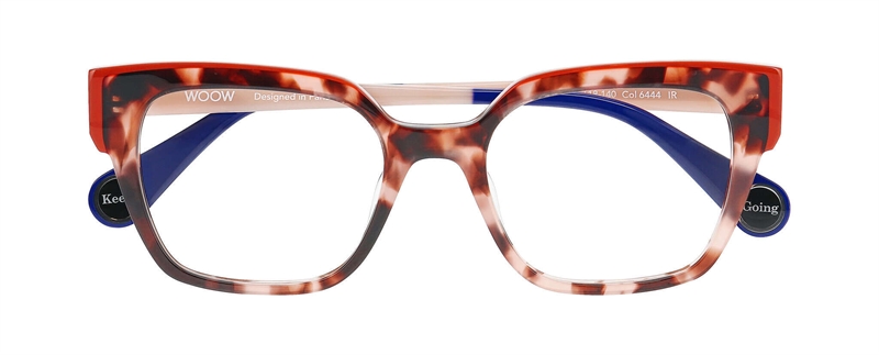 WooW KEEP GOING 2 Brillestel (Form: Firkantet - Farve: Pink)